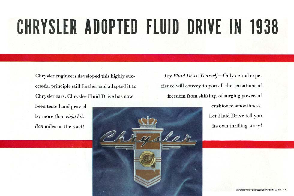 1946 Chrysler Fluid Drive Folder Page 7